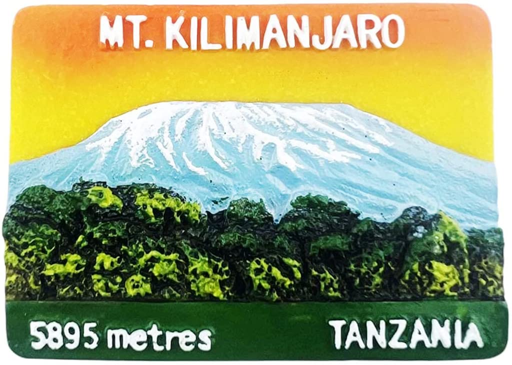Altko Mt.kilimanjaro Tanzania Tanzania Magnet Fridge Refrigerator Magnet Decoration Sticker Souvenir Resin Crafts Kitchen Whiteboard