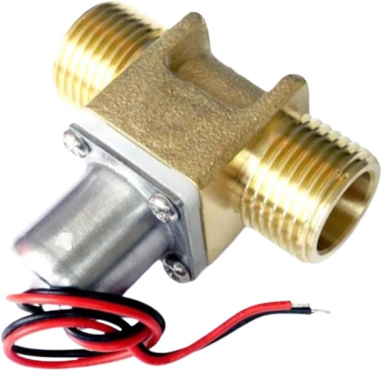 1/2"BSPT Male Thread Single Way Water Inlet Electric Pulse Solenoid Valve DC 4.5V-6V 500mA Urinal Gardening fittings(Parallel)
