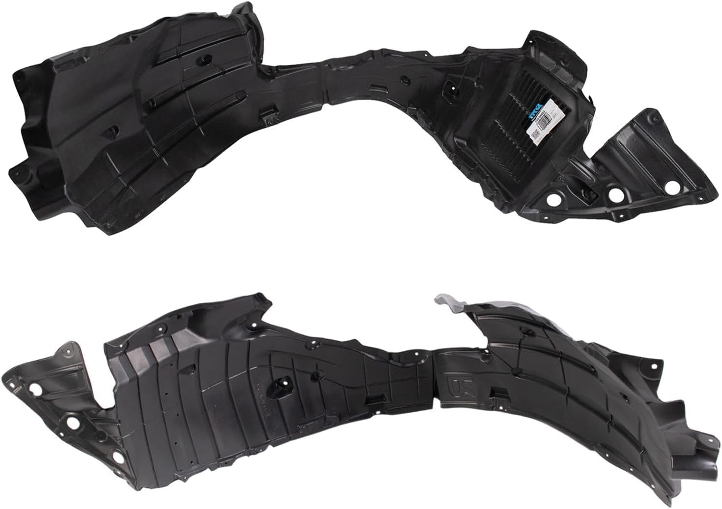 TRQ Front Inner Fender Liner Set Compatible with 2015-2020 INFINITI QX60 Nissan Pathfinder NI1248152 NI1248161 NI1249152 NI1249161