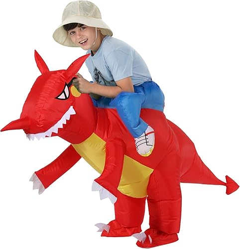 Miniatura 4 de TOLOCO Inflatable Costume Adult Kid, Inflatable Halloween Costumes, Inflatable Dinosaur Costume, Blow up Costumes