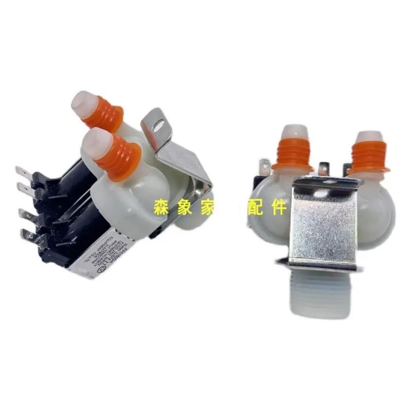Válvula Solenoide de entrada de agua de doble entrada AC220V lavadora Compatible con Sharp FPS180G45