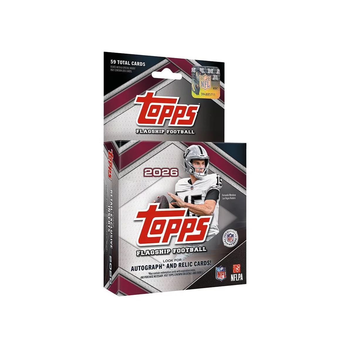 Scatola porta carte collezionabili Topps NFL 2026