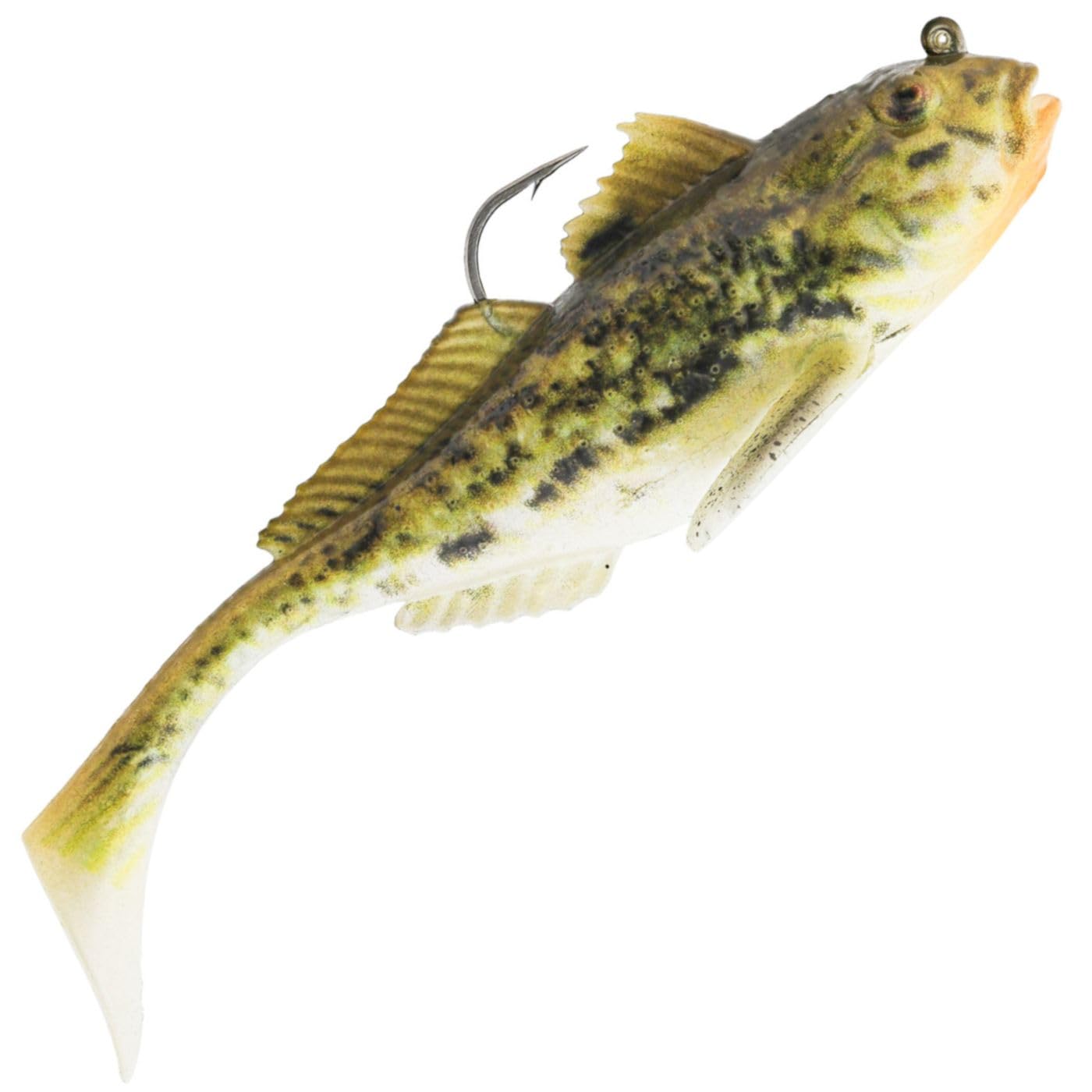 Westin Gunnar the Goby R2F Rubber Fish Spotted Goby Weight/Length/Hook Size: 12 g / 8 cm / Size 1/0 — image 1