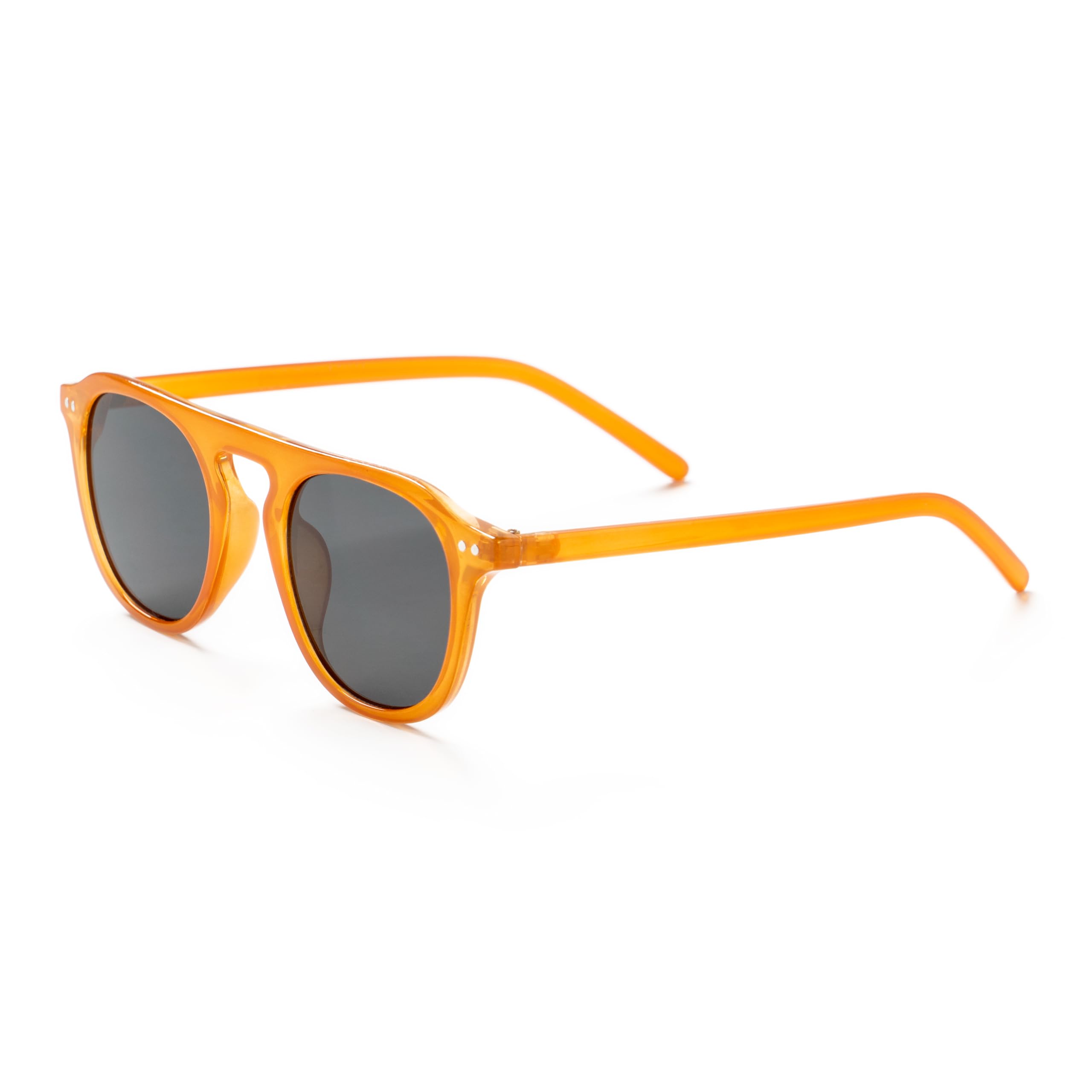 OPTIMUM OPTICAL Trendy Round Framed UV Protective Sunglasses for Women and Men - That Sunnies Show