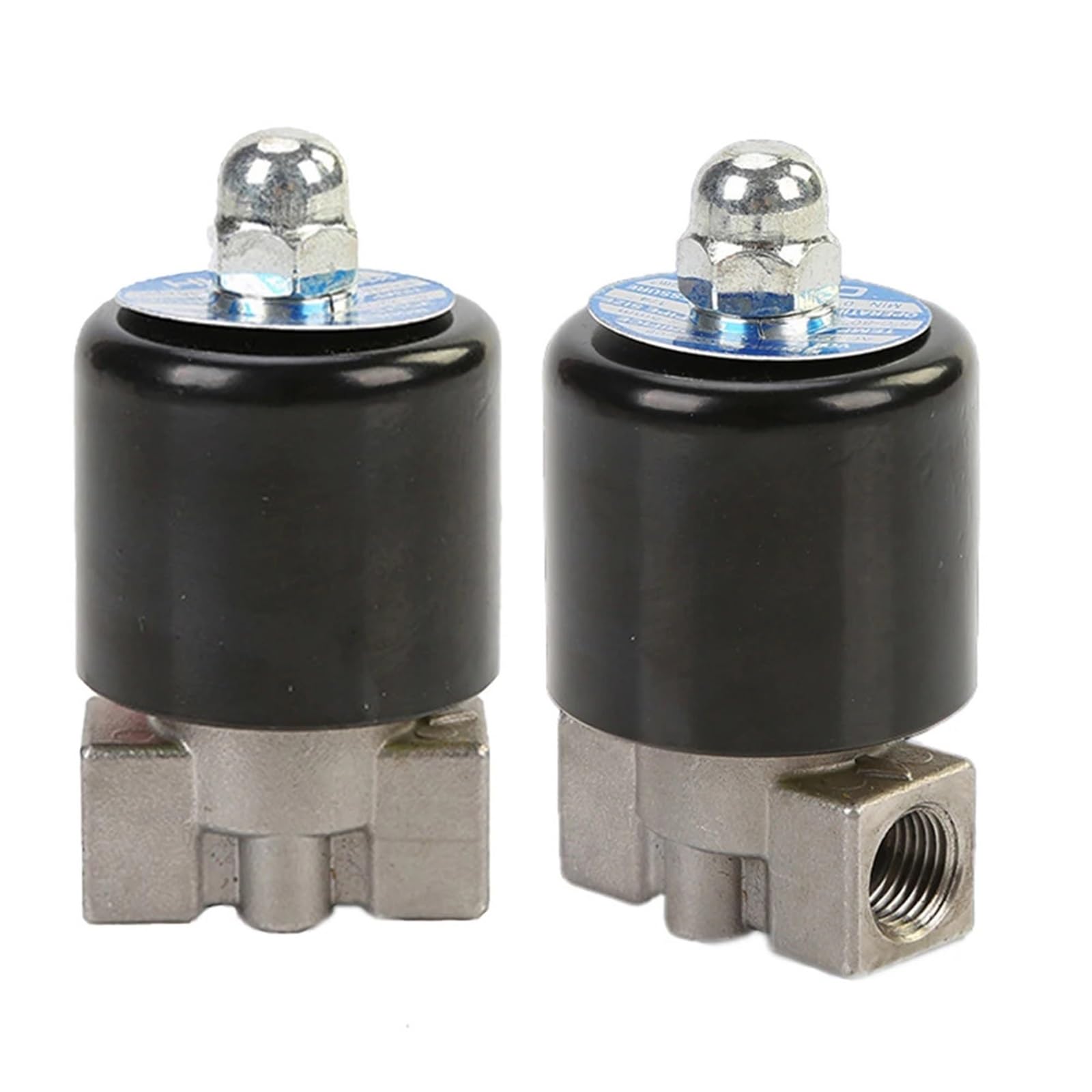 Électrovanne acier inoxydable DN8 120V étanche pour circuit eau et air