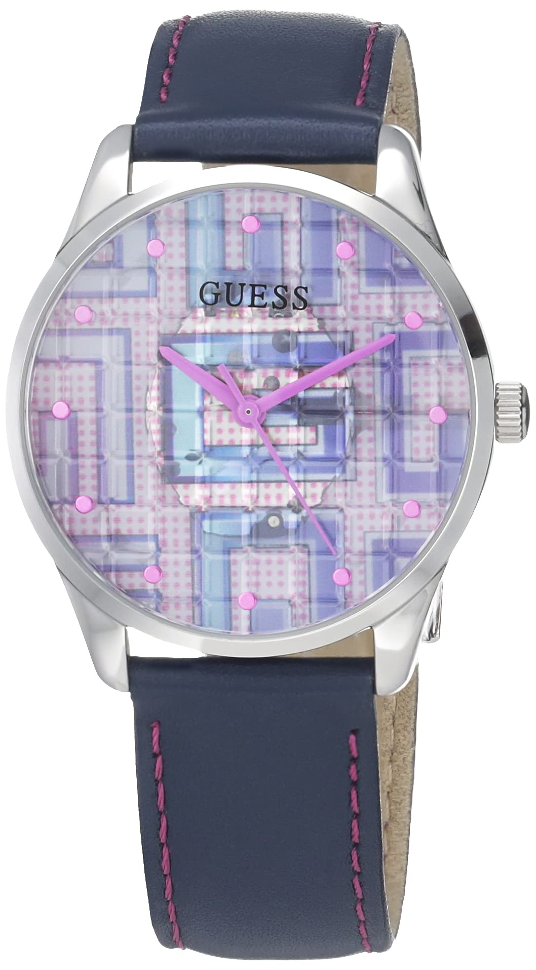 GUESS Leather Analog Multicolor Dial Women Watch-Gw0480L1, Blue Band (B0B5F7Y6JB) Amazon Price History, Amazon Price Tracker