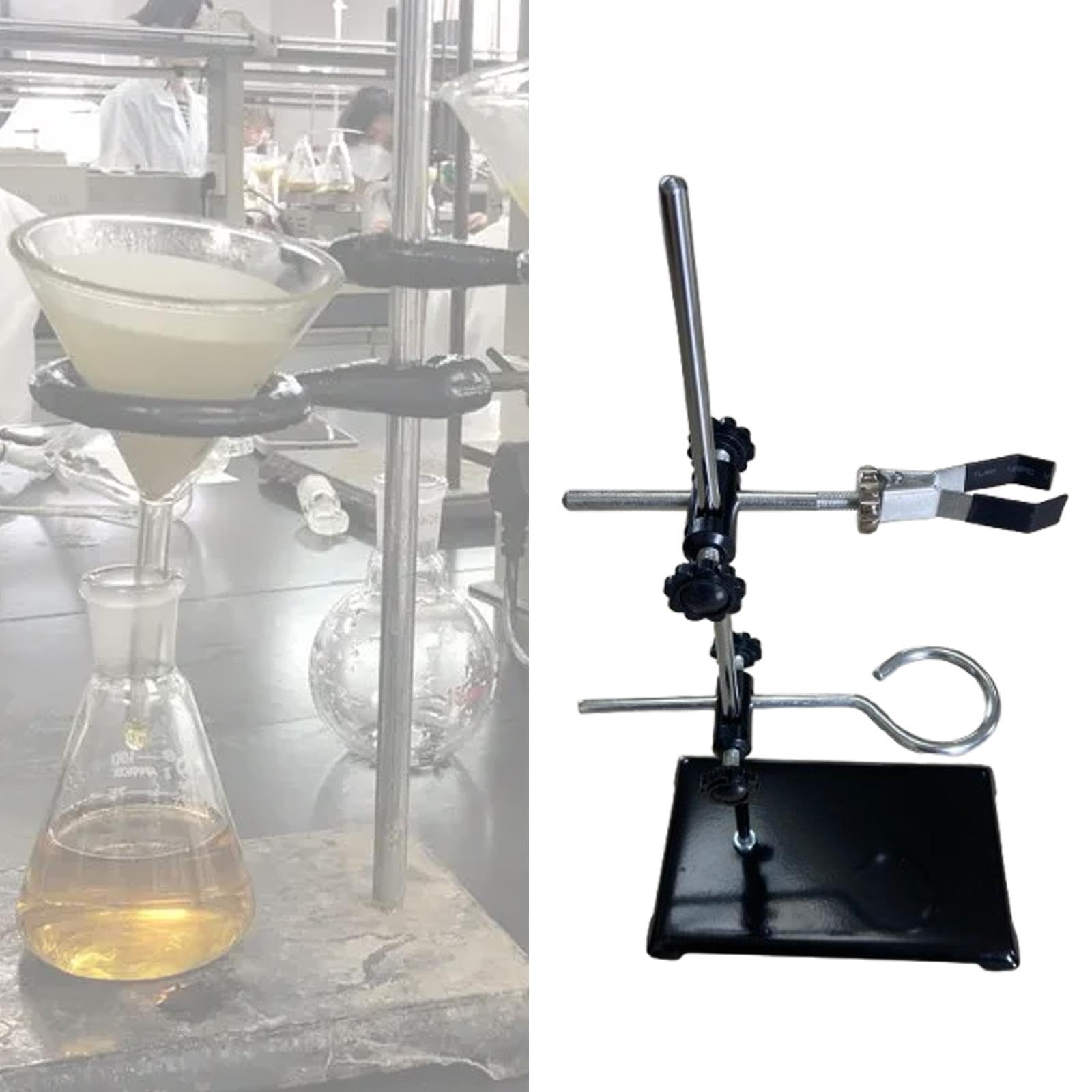 Garende Lab Stand Support Lab Stand Lab Clamp Metalware Set Educational Toys Experiment Stand