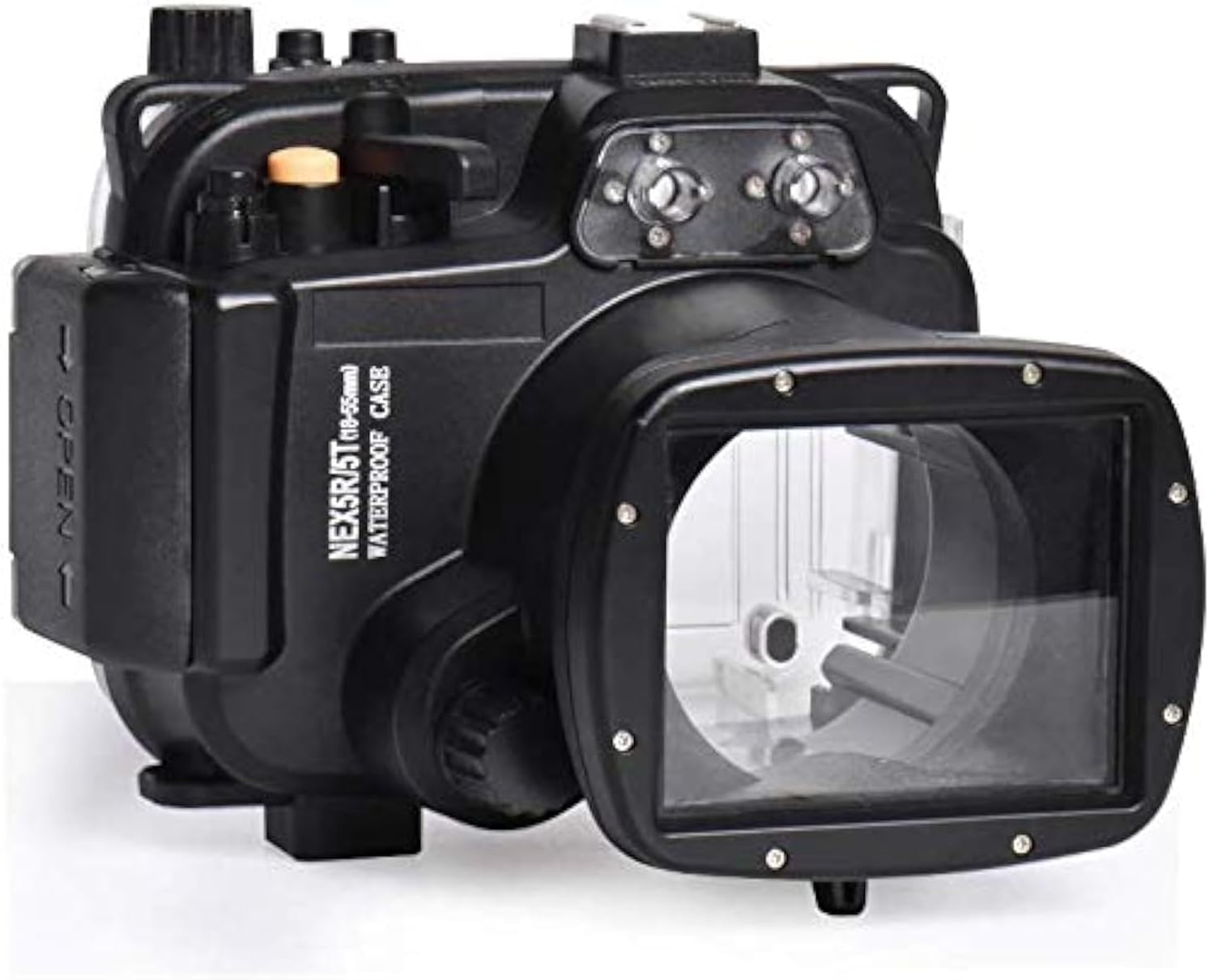 Seafrogs for Sony NEX 5R / 5T fit 18-55mm Lens 130ft/40m Underwater Waterproof Housing Camera Case