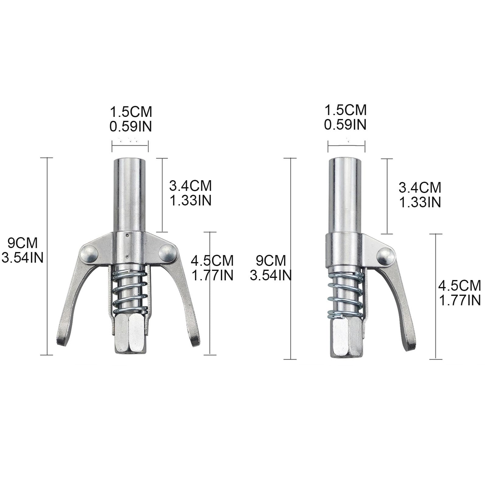 Accoppiatore Pistola Grasso G - Doppia Maniglia Per Lubrificazione