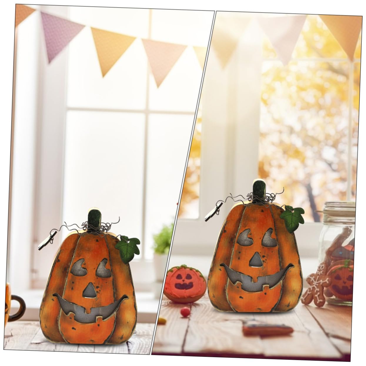 Mipcase 5pezzi Per Halloween Addobbo Per e Festive e Party Batteria Design Retro e