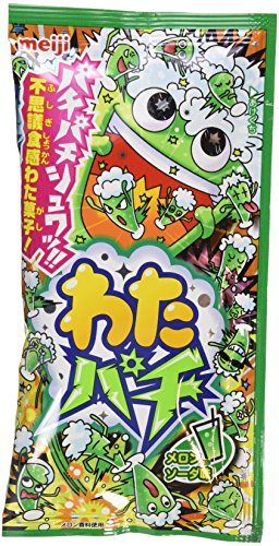 Meiji Watapachi Japanese Cotton Candy Melon Soda Taste