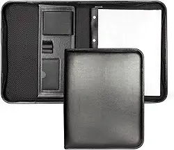 Pasta Executiva Representante em Couro Sintético com Envelopes Plásticos - INCORPAST 1662-20 Plásticos