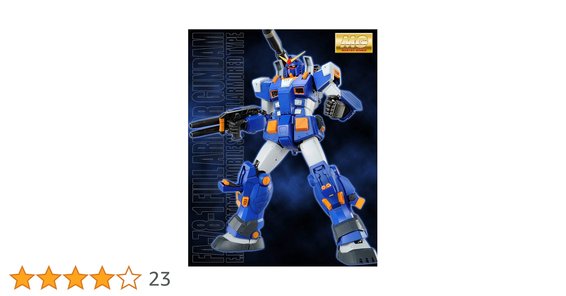 Amazon | MG 1/100 フルアーマーガンダム （ブルーカラーVer