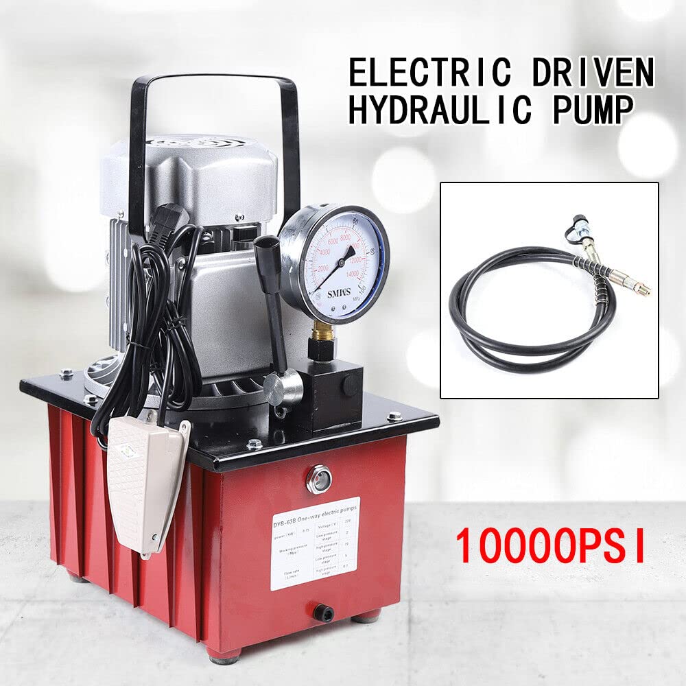 Pompa idraulica elettrica da 700 bar, pompa idraulica, 220 V, valvola manuale con tubo dell'olio, 750 W
