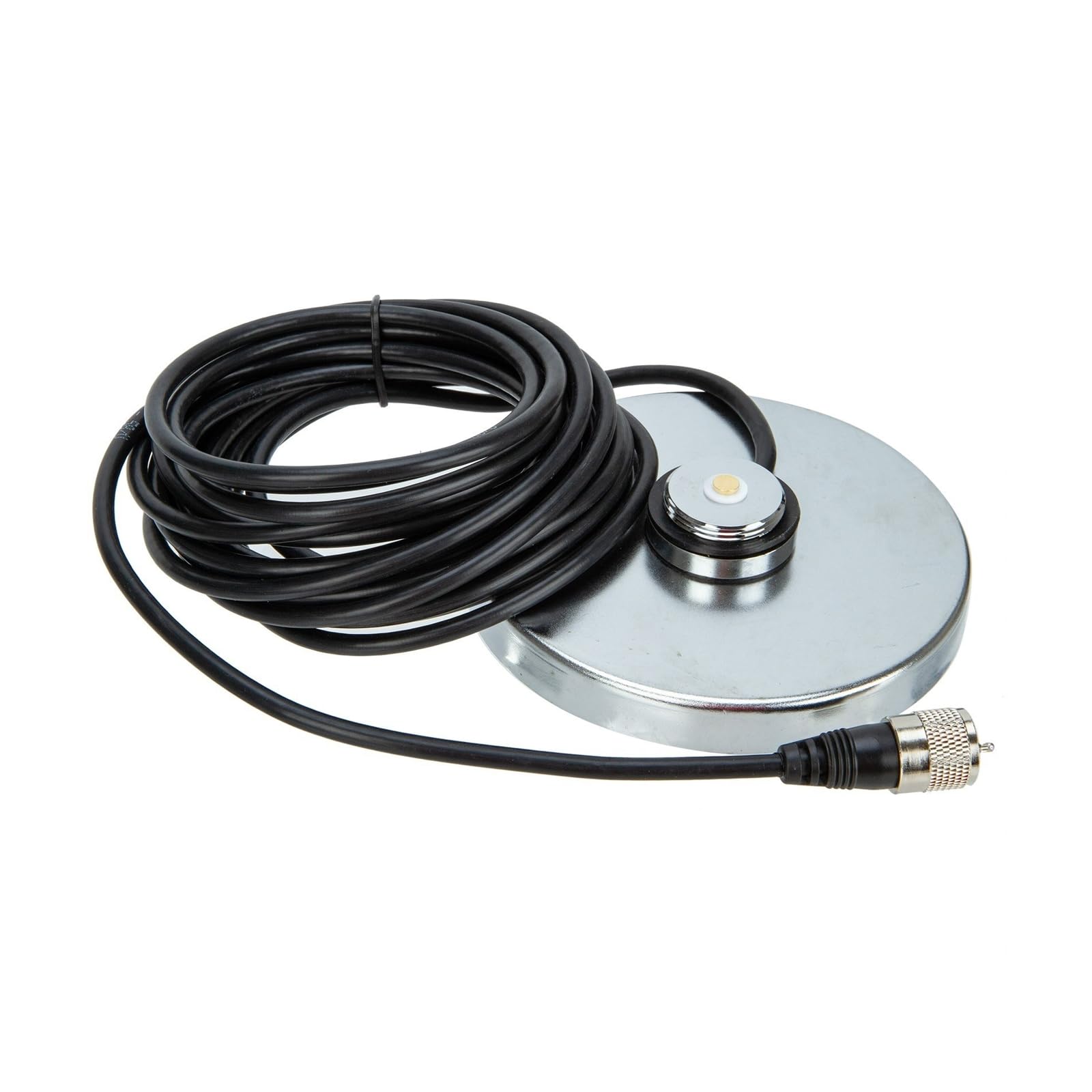 Aggiornamenti Base per antenne magnetiche da 12 cm Base aspirazione per antenne con Cavo coassiale RG58 da 5 M Miglioramento della Radio Mobile per Supporto QYT TYT