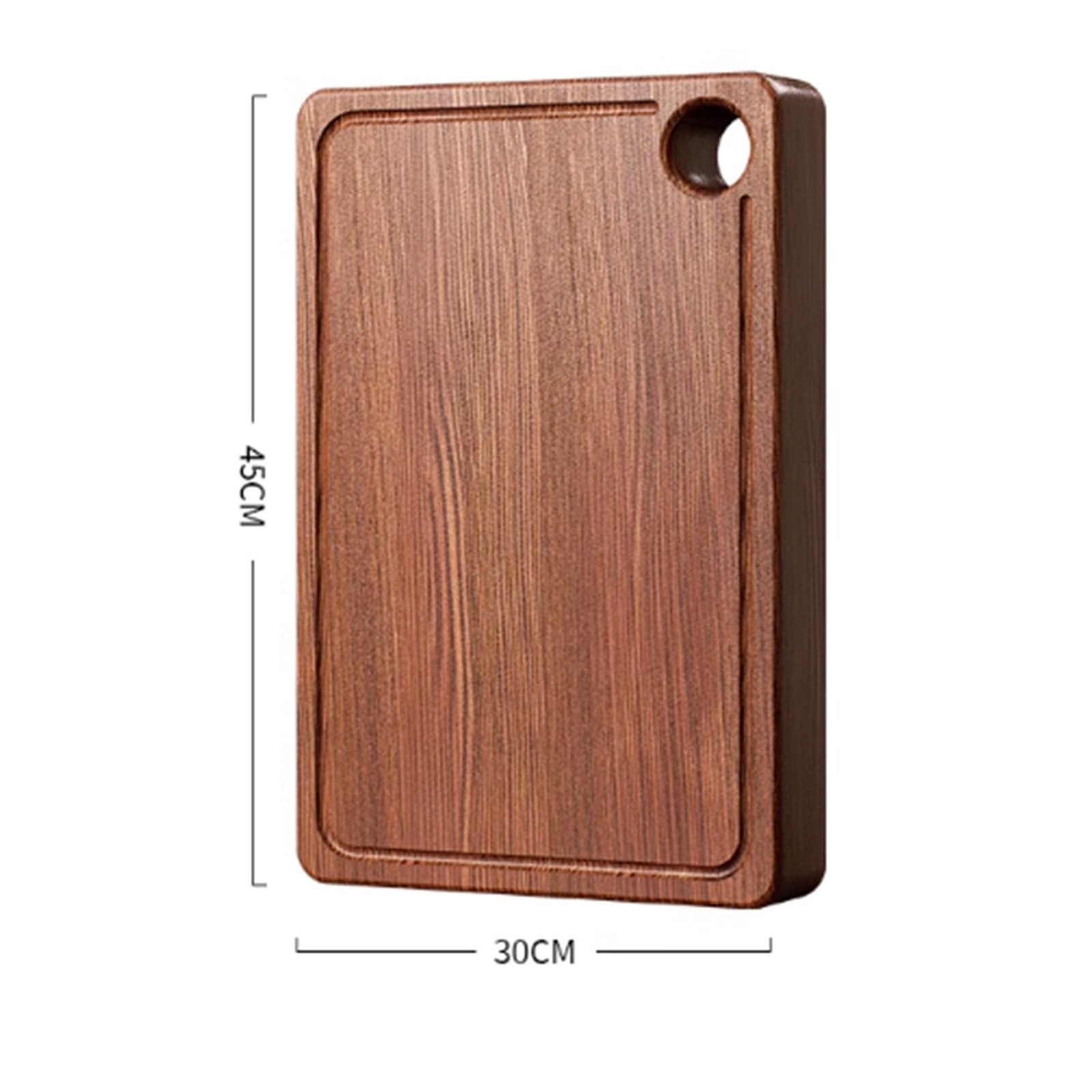 Tabla Cortar Cocina De Troncos De Ébano, Tabla De Cortar De Cocina Natural, Tablas for Picar De Madera Profesional(30 * 20 * 2.5cm)