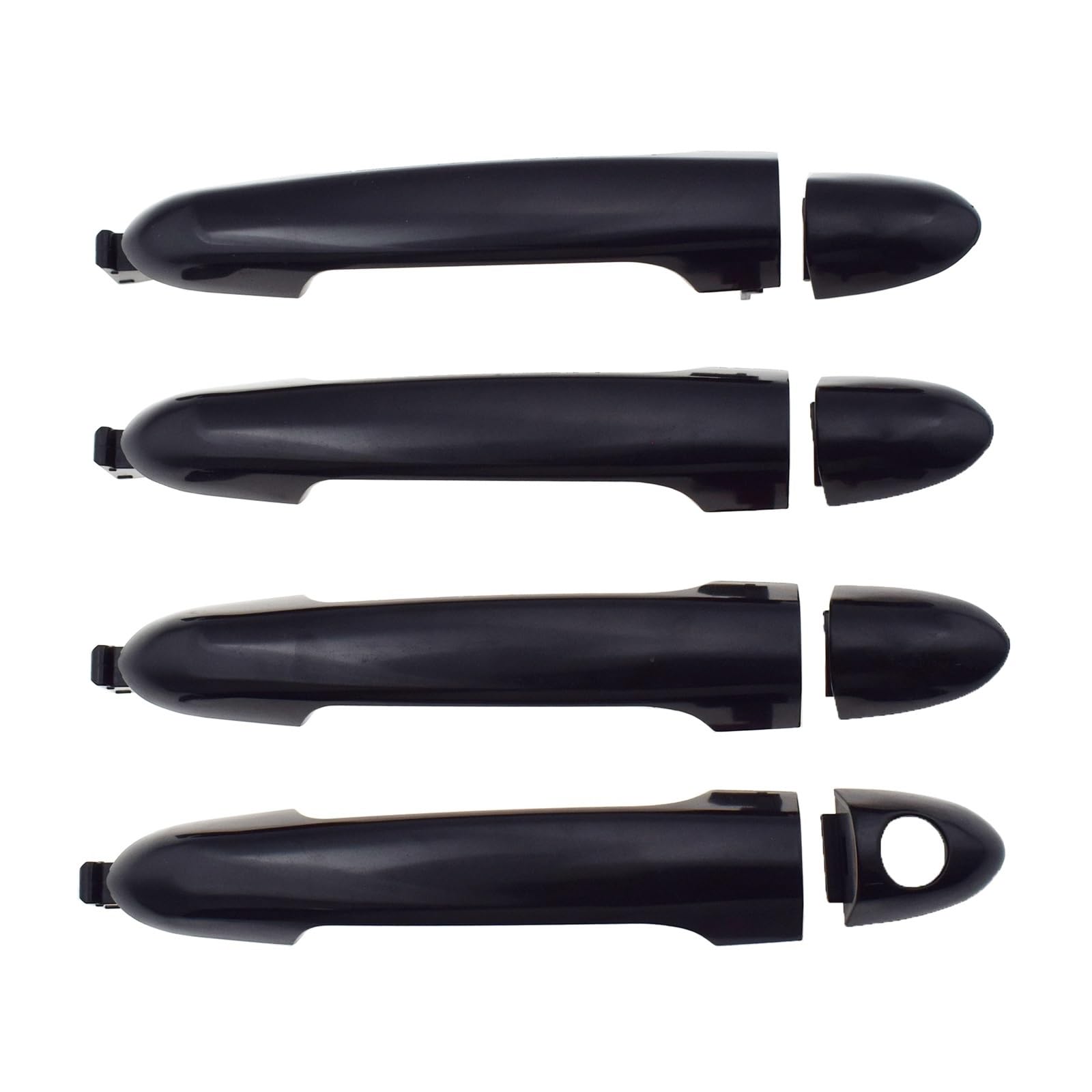 DBCKLS Vehicle Exterior Outer Door Handle for Kia for Rio 2012 2013 2014 2015 2016 2017 82651-1W010 82652-1W010 82652-1W030 Exterior Door Handle(4 Sides)
