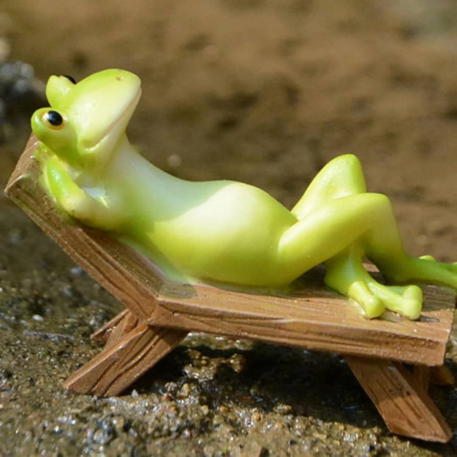 Daum ドームのラッキーフロッグ、かえるの置物 蛙 カエル Daum