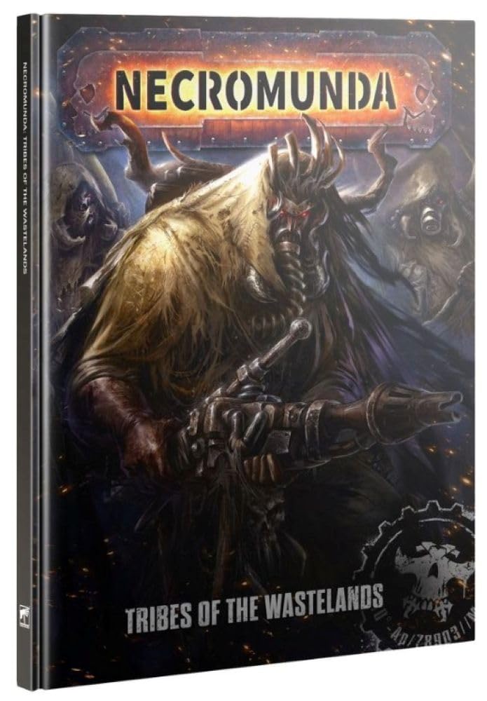 Games Workshop Warhammer Necromunda Tribes Of The Wastelands Rule Supplement Book, Grey, 10cm x 14cm