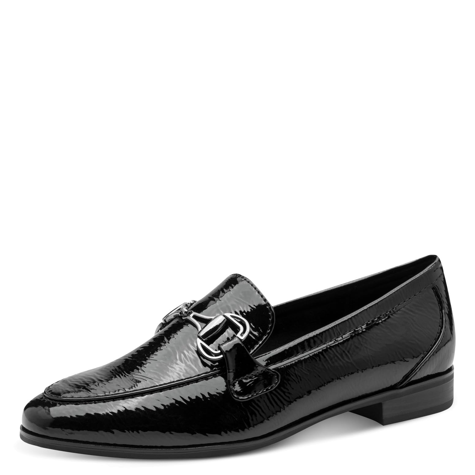 MARCO TOZZI Women's 2-24248-45 Loafer, Black, 6.5 UK
