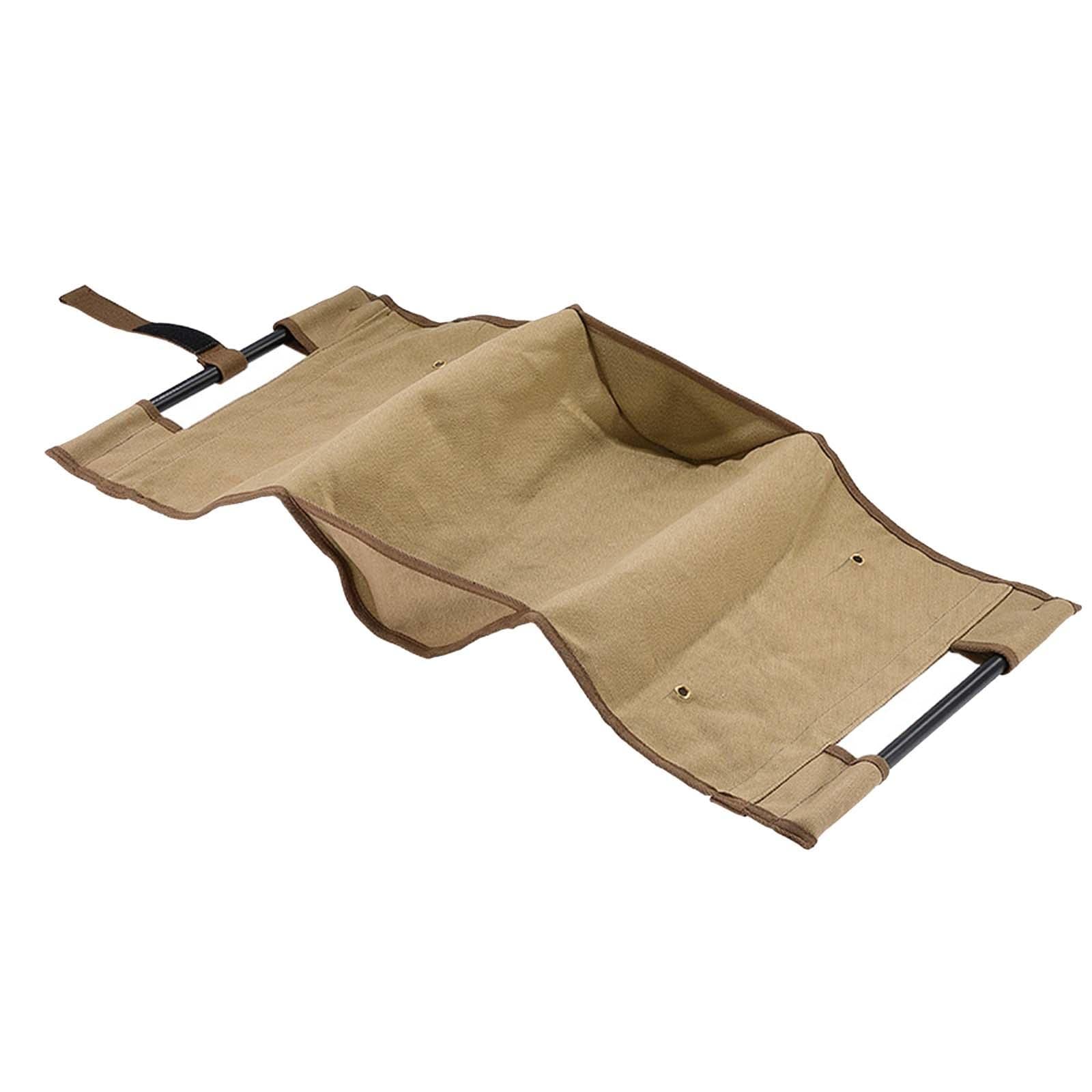 Firewood Carrier with Handles Folded for Hiking Backyard Outdoor Accessories-image-20