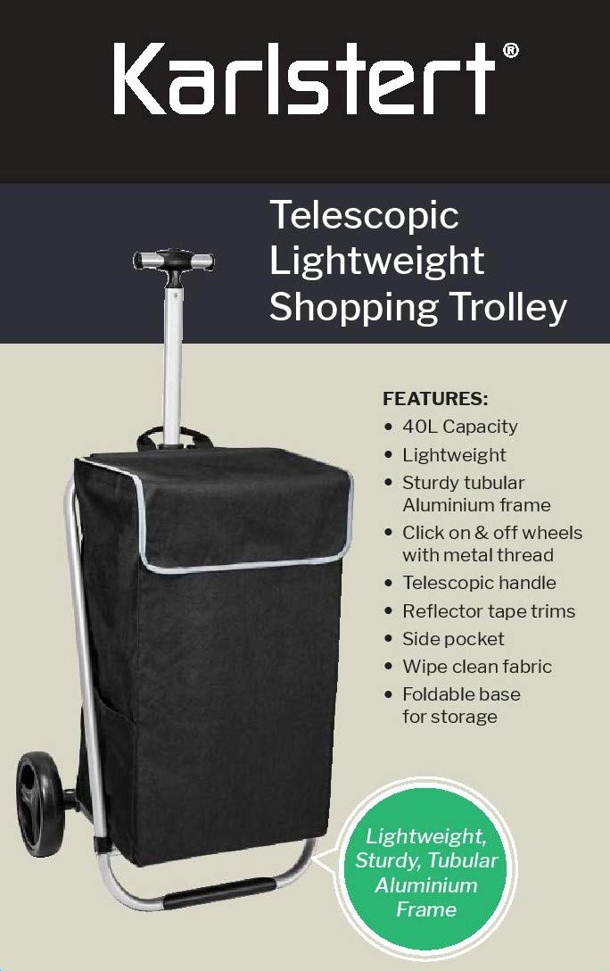 Karlstert 14206 Telescopic Handle Shopping Trolley Black Amazon Com Au Kitchen Dining Karlstert 14206 Telescopic Handle Shopping Trolley Black Amazon Com Au Kitchen Dining