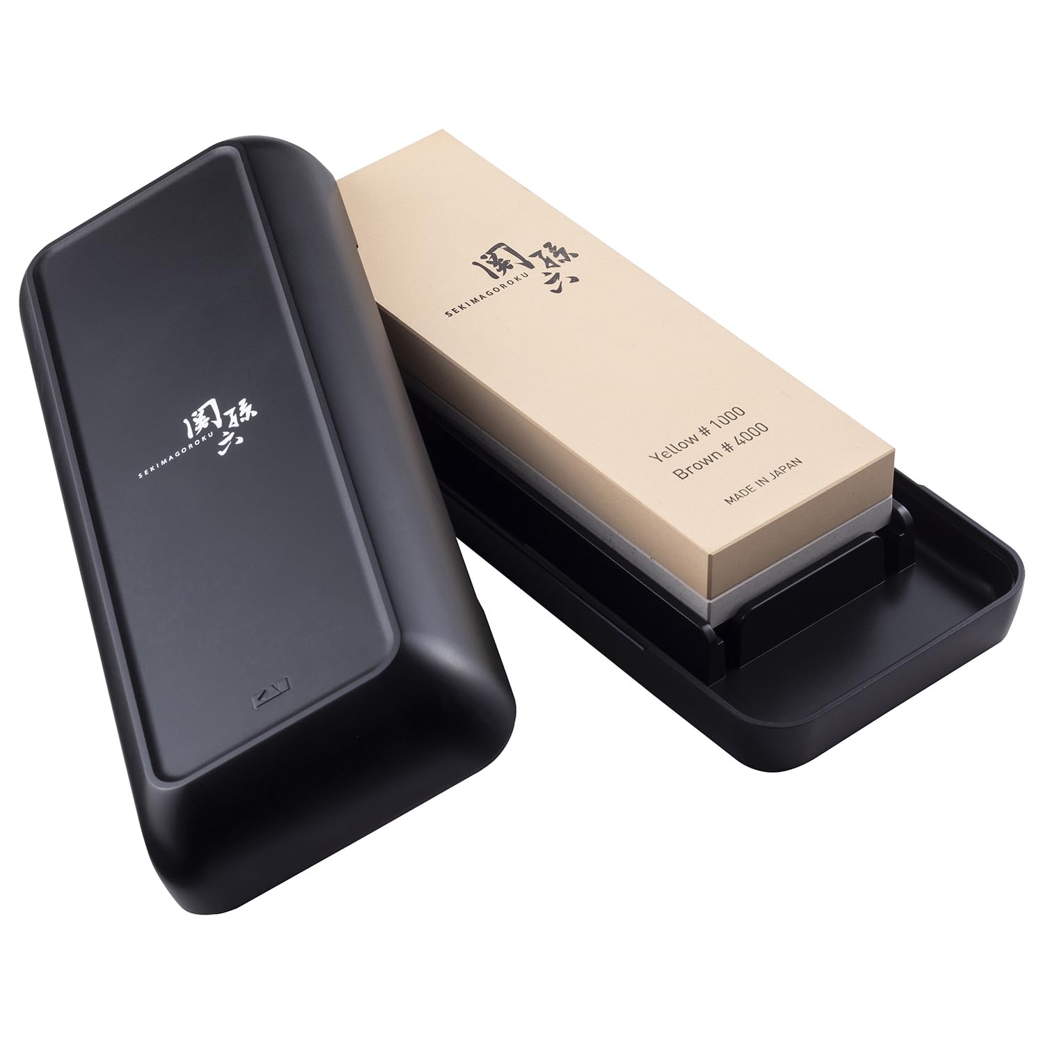 Amazon.co.jp: 貝印 KAI 関孫六 コンビ 砥石 包丁 研ぎ器 #1000#4000