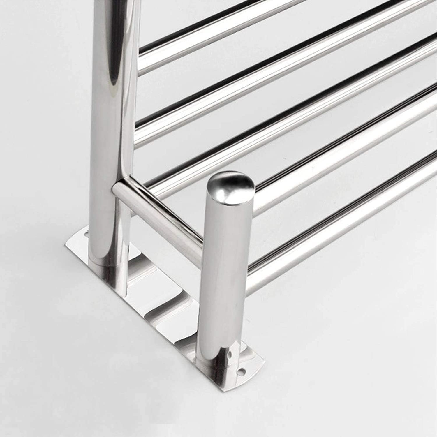 Wodoodporny dwurzędowy pierścień na ręczniki ze stali nierdzewnej (50 cm) uchwyt na ręcznik kąpielowy, odporny na rdzę, nowoczesny design do łazienki i oszczędzania miejsca
