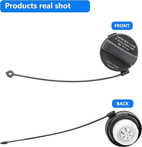 Miniatura 5 de Tapa de gasolina 17251-3JA0A para Nissan Frontier 2012-2020, sedán Versa 2012-2020, Versa Note 2014-2019, Pathfinder 2013-2019, Altima 2013-2018,