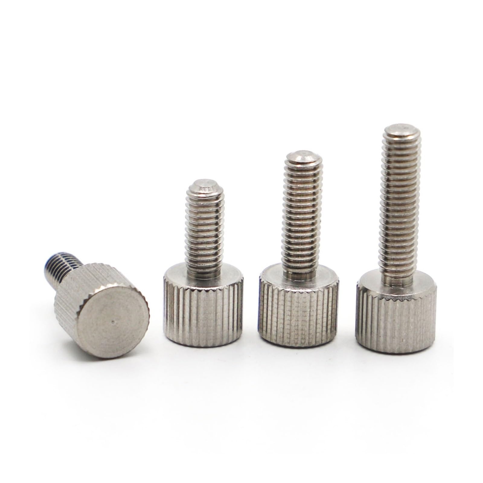 Viti di bloccaggio, M2 .5 M3 M4 M5 M6 Viti a testa zigrinata 304 di regolazione manuale a tipo liscio(12mm,M2.5 5pcs)