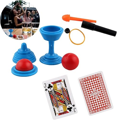 Miniatura 2 de Juguete mágico, accesorios para espectáculo mágico, jarrón, fiesta, espectáculo, juguete clásico, bola de desaparición, accesorios mágicos, 1 juego