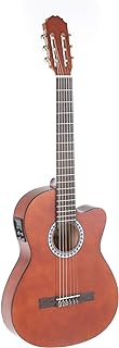 GEWA E-Akustik Klassikgitarre Basic, E-Akustikgitarre, 4/4, Slim Body, walnussfarben