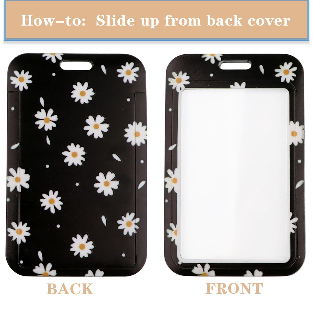 Daisy Retractable Lanyard Card Holder Set including Stylish Design, Durable - Image 3
