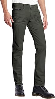ETHANOL Mens Slim Hyper Stretch Motion Free Five Pocket Pants