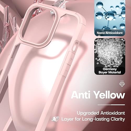 Miniatura 5 de TAURI Funda 5 en 1 diseñada para iPhone 13 Pro Max con 2 protectores de pantalla de vidrio templado + 2 protectores de lente de cámara a prueba de