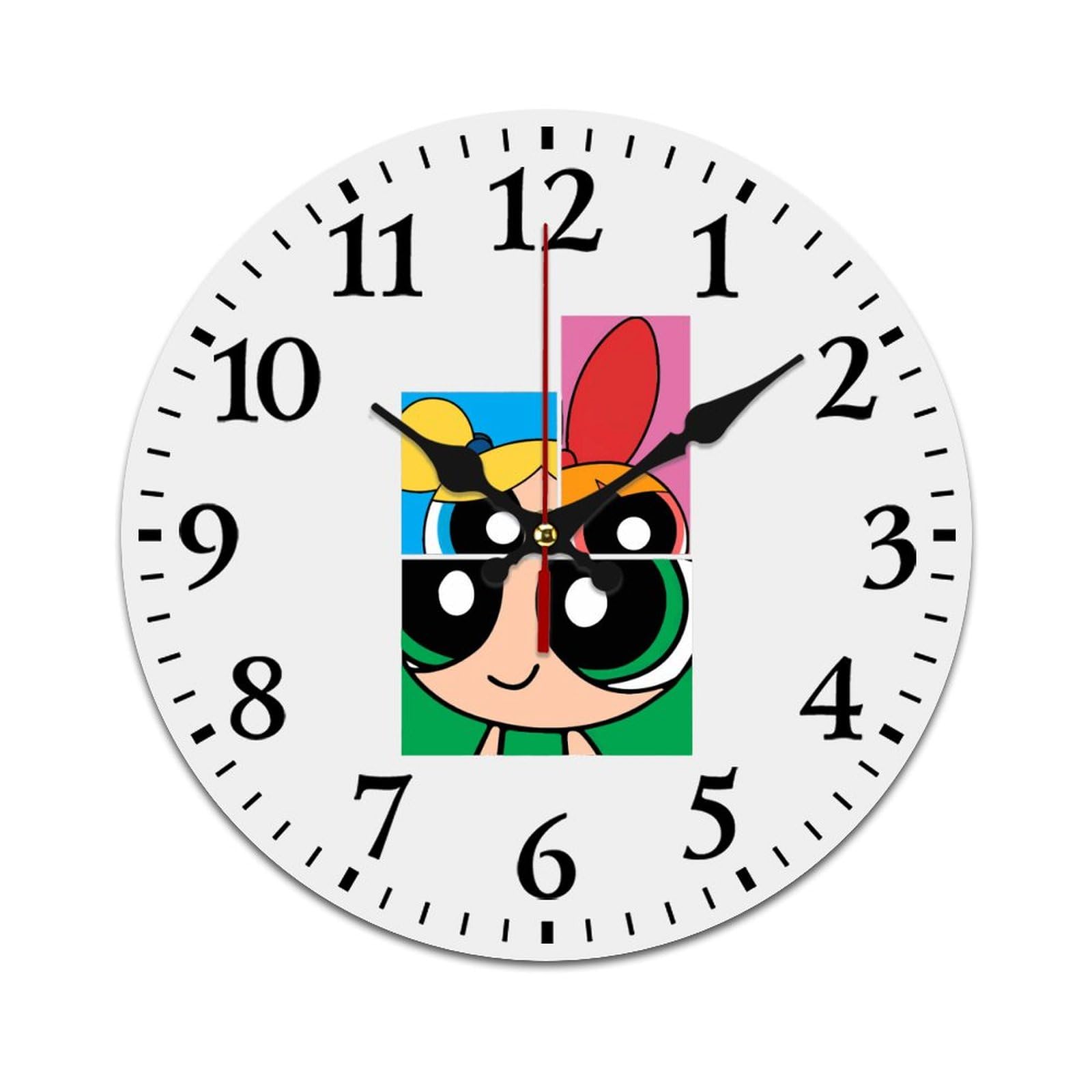 Amazon.co.jp: 壁掛け時計 パワーパフガールズ 掛け時計 かけ