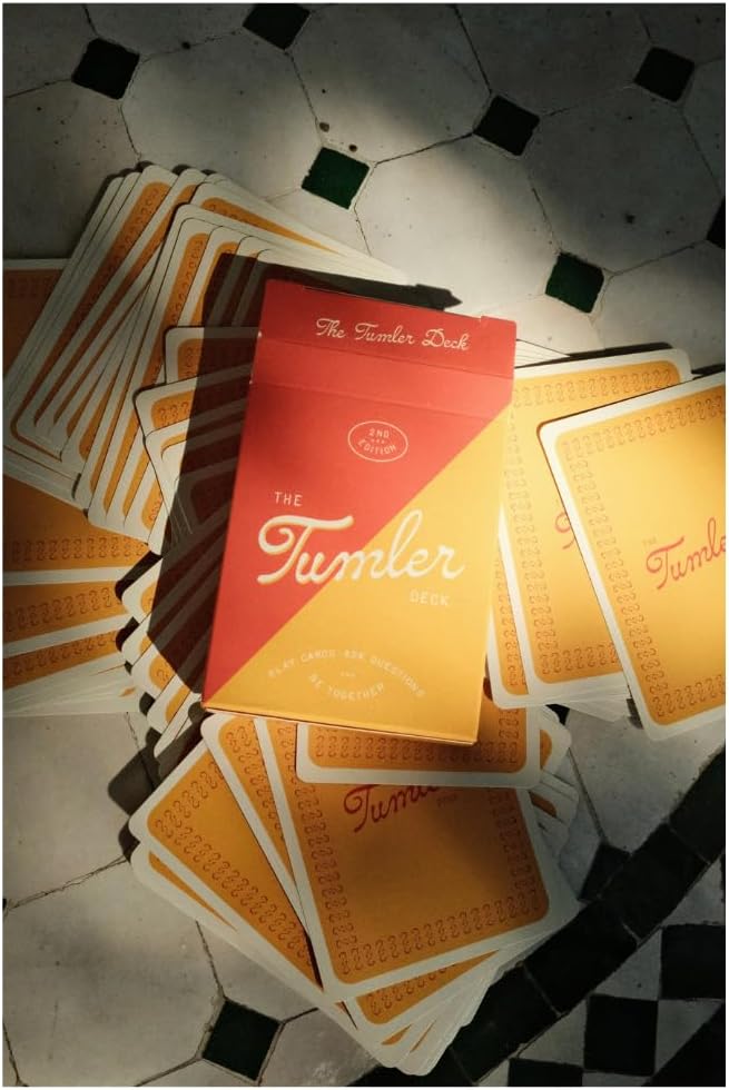 The Tumler Deck - Conversation Cards & Playing Cards in One | Ice Breaker Card Game for Adults, Couples & Game Night | Travel-Friendly 2nd Edition
