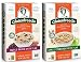 Glutenfreeda Wheat Free, Gluten Free Instant Oatmeal 2 Flavor Variety Bundle: (1) Glutenfreeda Maple Raisin With Flax, and (1) Glutenfreeda Apple Cinnamon With Flax, 10.2-10.5 Oz. Ea. (2 Boxes)