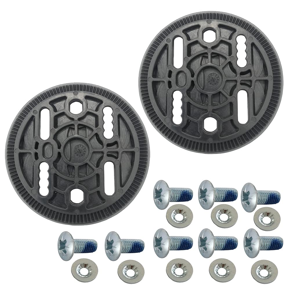 UP100 Jeu de disques de Fixation de Snowboard Disque Noir (Paire) Pièces de Rechange de Fixation Plaques de Montage Technine Strap-in
