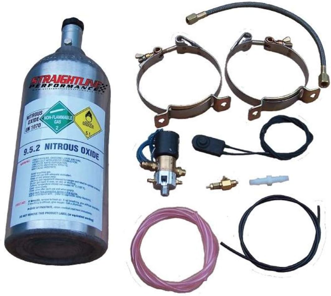 Straightline Performance Nitrous Bottle with Siphon Tube