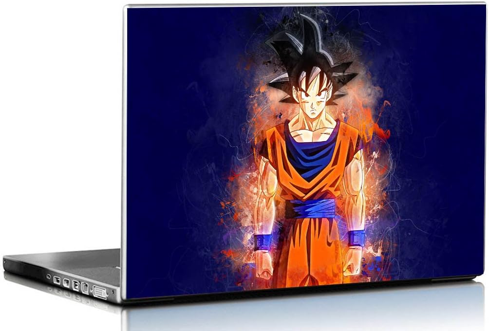 PIXELARTZ Laptop Skin Anime Super Saiyan - HD Quality-15.6 Inches