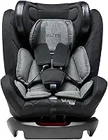 Cadeira de Carro Infantil 0 a 36Kg Elite 4 em 1 Preto e Cinza Ônix - Maxi Baby
