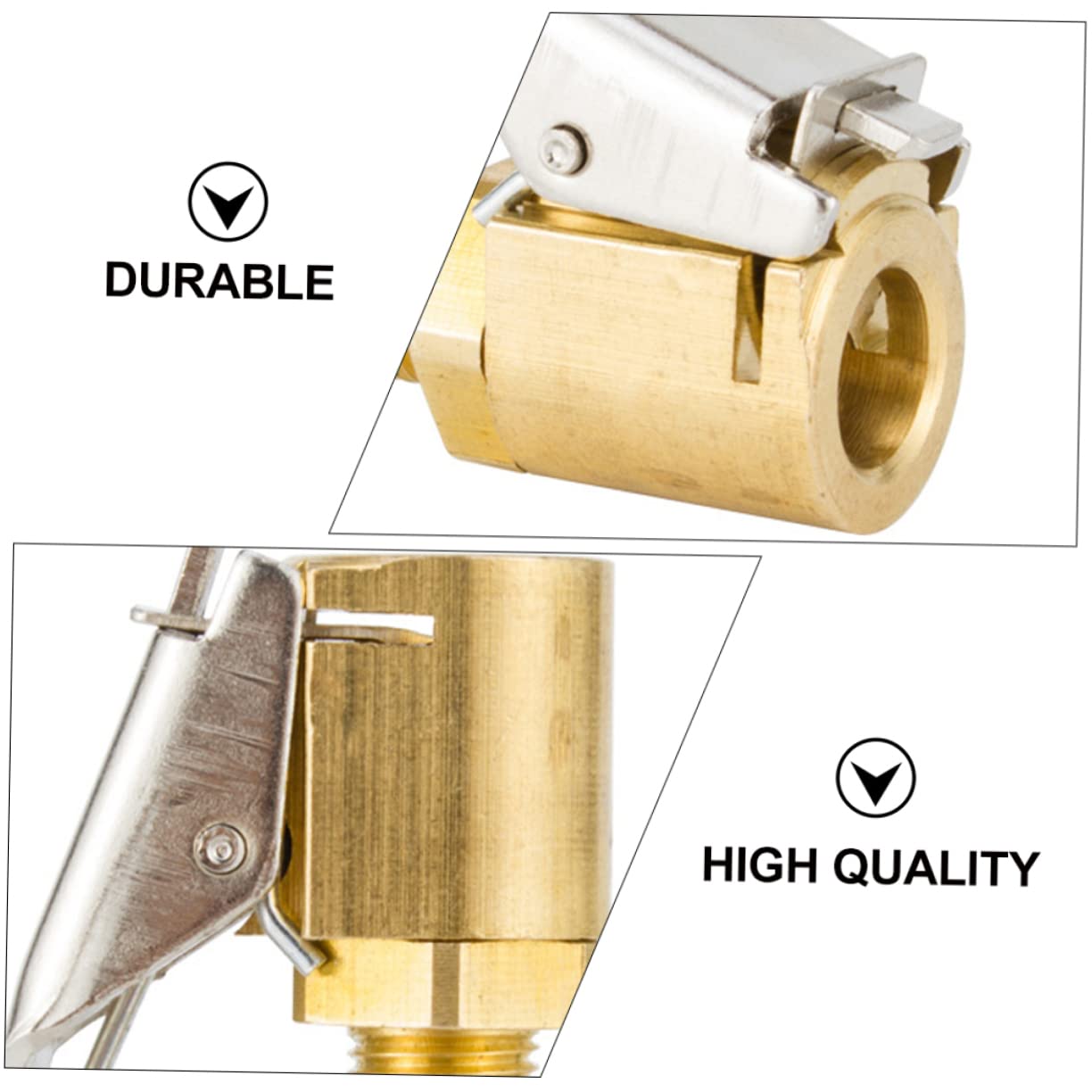 ADATTATORE CONNETTORE GONFIABILE Auto Ugello Ricambio Valvola Pneumatici 135581619755