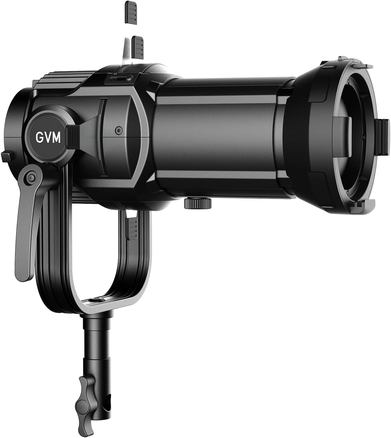 GVM Optical Snoot Focalize Condenser, CXT-36 Bowens Art Special Effects Shaped Light Projektor Attachment mit 12 Grafikkarten Focalize Snoot Optical für GVM P80S, G100W, PR150, 200B, 300B Videoleuchte