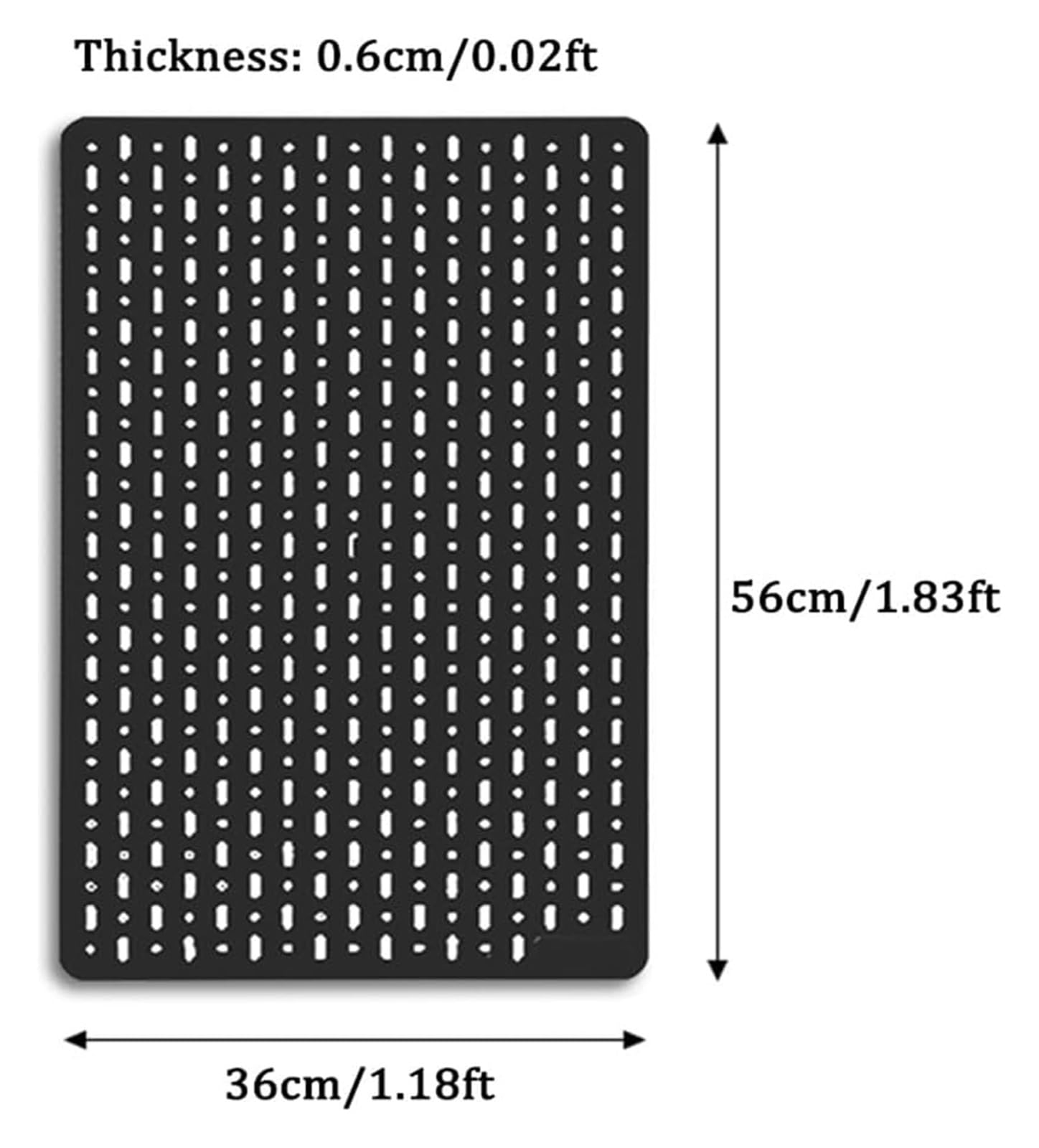 Muro Panel Perforado Para Herramientas Kit Organizador De Tablero Perforado De 3 Piezas, Estante De Almacenamiento De Herramientas De Poliestireno Montado En La Pared Con Accesorios For Organizador De
