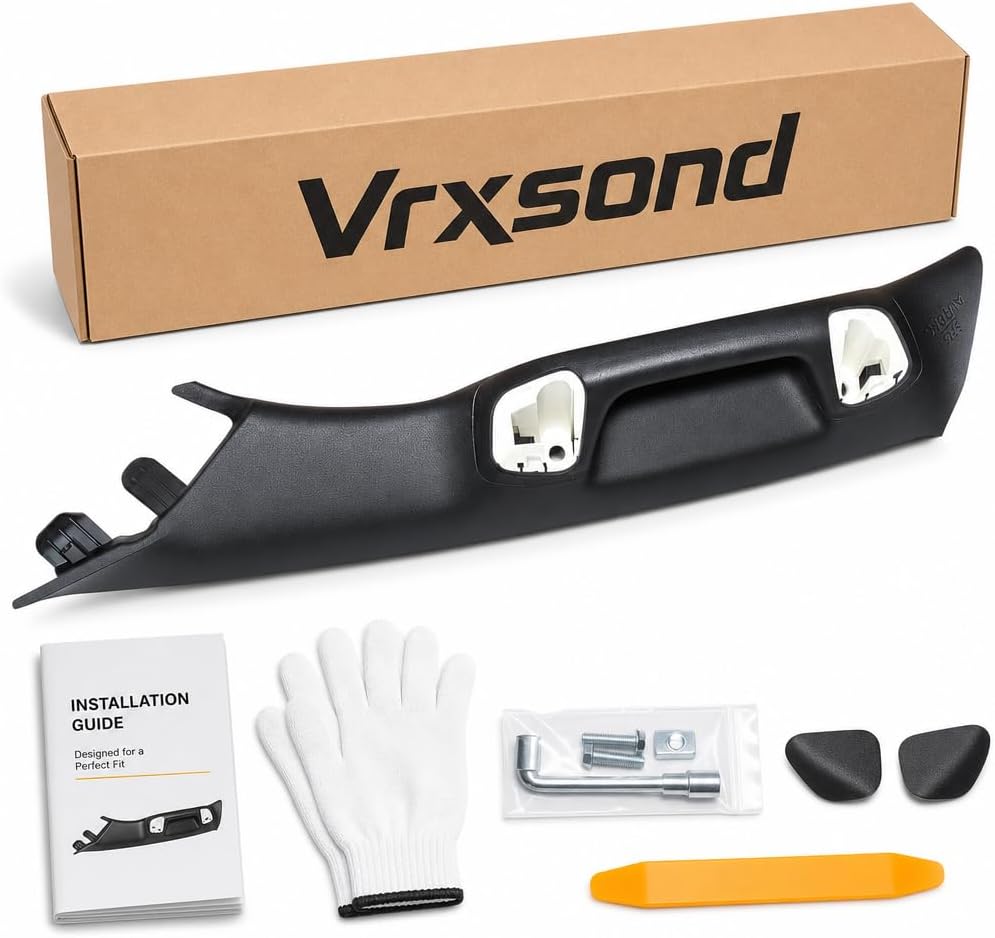 Driver Side A-Pillar Grab Handle for Toyota Tacoma 3rd Gen (2016-2023) - OEM Style, Airbag Tested, Noise-Free, Easy Install (Black)