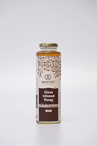 SAMSTHITI Miel con infusión de clavo  Paquete de 1  16 onzas