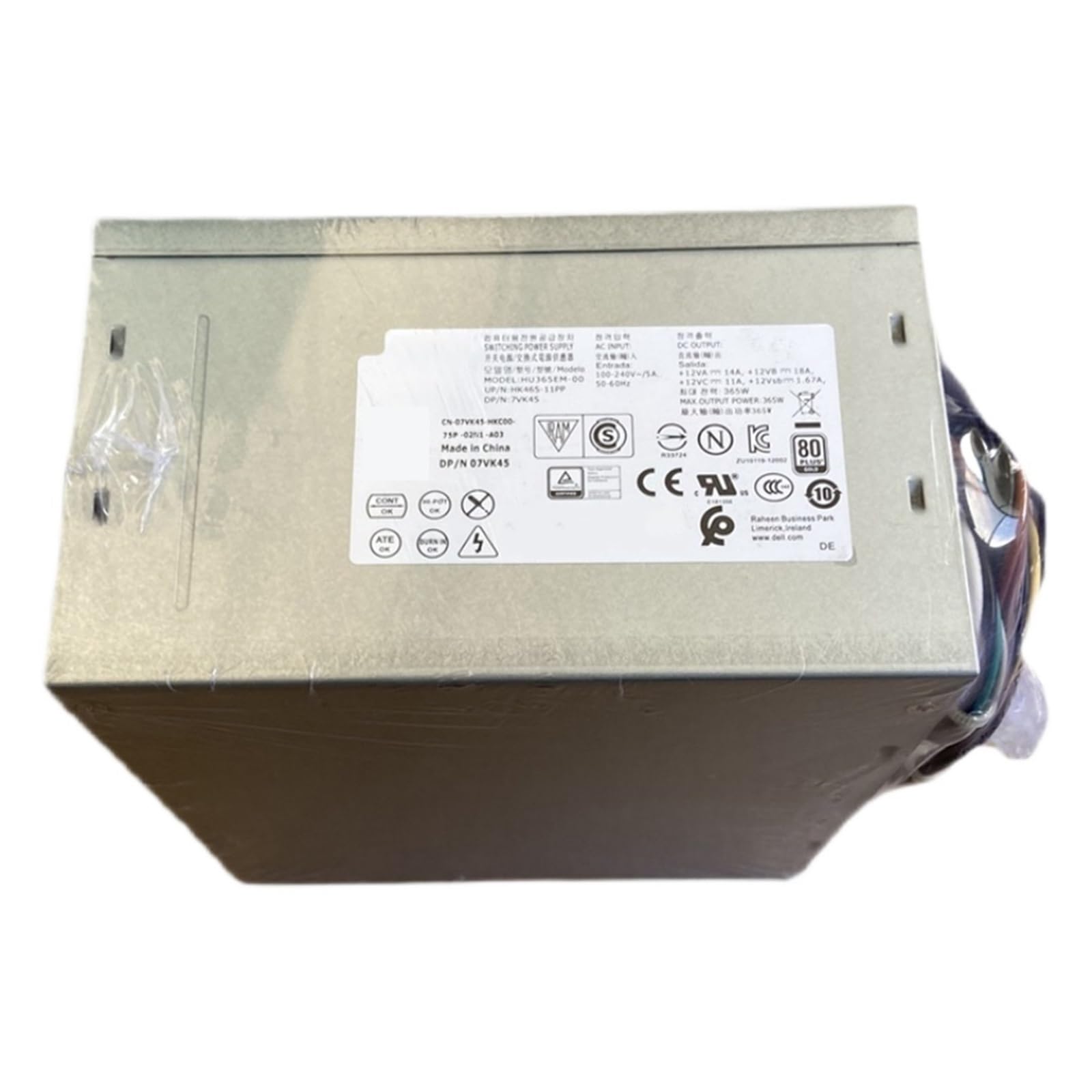 Alimentation 360W pour Dell Precision T3620 OptiPlex 3980 3977 3967 3070