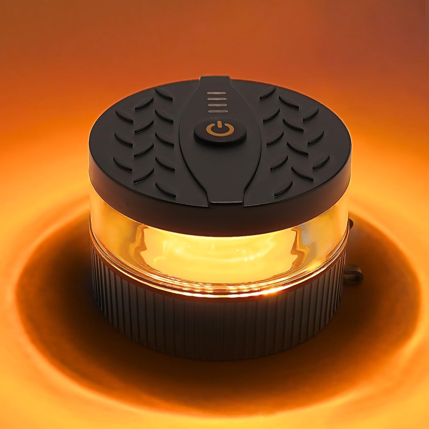 Lampeggiante LED Auto Magnetico Ricaricabile, 32 LED Arancione, USB-C & Impermeabile IP67, 8 Modalità Flash & Visibilità 200m per Camion, Trattore, Muletto, Rimorchio & Emergenza