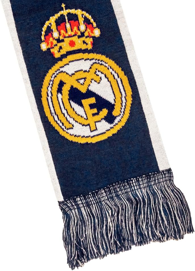 Icon Sports Officially Licensed Real Madrid CF Soccer Scarf - Unisex Adult - Image 3